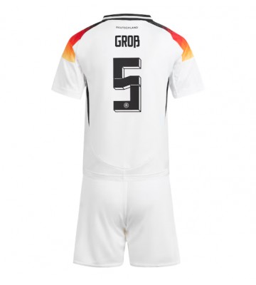 Alemania Pascal Gross #5 Primera Equipación Niños Eurocopa 2024 Manga Corta (+ Pantalones cortos)